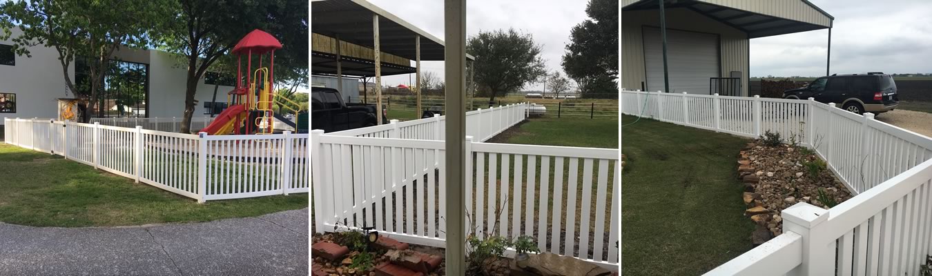 Closed Picket Vinyl Fencing