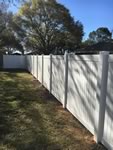 6 foot tall solid vinyl privacy fence