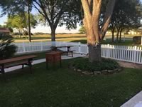 4 foot tall open picket vinyl fence