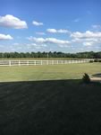 3 rail ranch style vinyl fence
