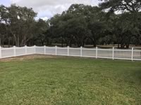 4 foot tall concave picket vinyl fence