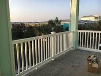 42 inch tall closed picket vinyl banister railing