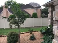 6 foot tall solid vinyl privacy fence