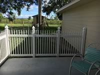 4 foot tall decorative vinyl picket fence