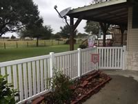 4 foot tall closed picket vinyl fence
