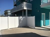 6 foot tall solid vinyl privacy fence