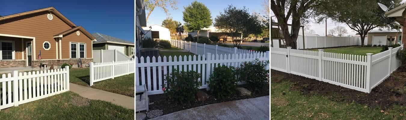 Open Picket Vinyl Fencing